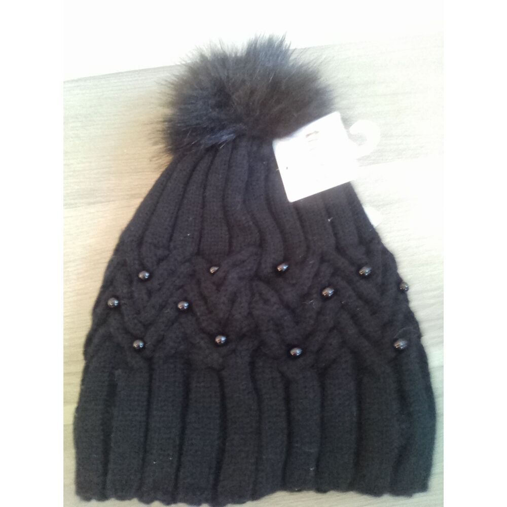 True brand Women's Cable Knit Beanie Hat, and Christian Dior Makeup bag